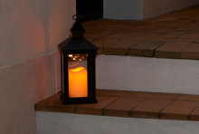 Lykt med LED kubbelys